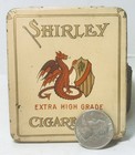 Rare 1920s  Vintage Reed Tobacco Co  Shirley Cigarette Tin