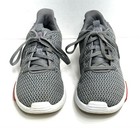 Adidas Grey Mesh Sneakers Cloudfoam Racer Big Kid Size 2 Us Youth Running Shoes