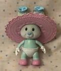 Vintage Kidsview Tea Bunnies Blue Pansy Parfait Rabbit 4    Figure Damaged