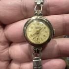 Working Vintage Windsor Princess 23mm Women   s Watch Swiss Gold Tone Fit 6 5