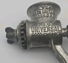 Vintage L  F    C Universal No  0 Cast Iron Food Chopper Meat Grinder