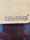 Longaberger Woodcrafts Bread Cracker Basket Divider Approx  7       X 5    Warm Brown