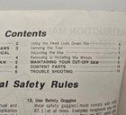 Protech Cut-off Saw Instruction Manual Model Cs7014 Used