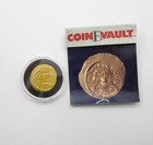 582-602 Ad Byzantine Empire Maurice Tiberius Gold Coin In Box With Coa