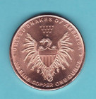Indian Skull United Snakes Of America  1 Coin D anconia 1 Oz Copper Round Post-c