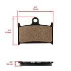 Front And Rear Brake Pads For Suzuki Bandit 1200 Gsf1200s 1997-2000