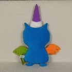 Vintage Uglydoll Classic Sleepy Chilly Ice-bat Plush Toy 18  Blue Circa 2002 Nwt