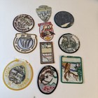Vtg Usa Travel tourist national Parks Souvenir Embroidered Patches Lot Of 10