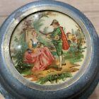 Vintage Vanity Powder Puff  Wind Up Music Box Works