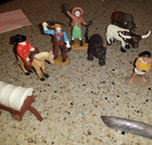 Powhatan Indians Toob Mini Figures Safari Ltd    Cowboys Educational Figurines
