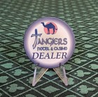 1 Tangiers Casino   Hotel   ceramic  Dealer Button 60mm  casino  Movie Prop Repl