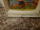 Fisher Price Two Tune Giant Screen Music Box Tv Row  Row  Row Your Boat 1966