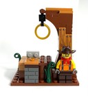Lego Wild West Hangman   Gallows - Western Frontier Cowboys Characters