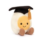 Jellycat Amuseables Boiled Egg Graduation Soft Plush Toys Best Gift 5 51    - Nwt