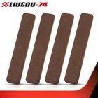 5 5    Rectangular Plastic Decking Boards End Cap Set Brown  4 Pcs  Fit For Trex
