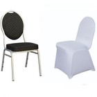 100 Pcs White Banquet Stretch Spandex Chair Covers Wedding Reception Decorations
