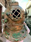 18  Diving Helmet Us Navy Mark V Deep Sea Divers Antique Scuba Divers Helmet