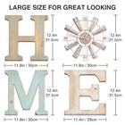 Farmhouse Home Signs With Windmill Clock Wall Decor Rustic Home Letters Wall    