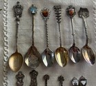Antique Souvenir Spoons Lot Of 12