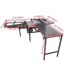 220v Dust-free Sub Saw Table Wood Cutting Machine Saw Table 45   Angled Cuts