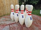 10 Vintage Amf Abc Approved Wood Core Plastic Covered Bowling Pin See Pictures 
