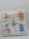 Vtg 1997 Beatrix Potter s Peter Rabbit First Words Cloth Book
