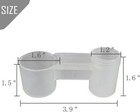 10 20 pet Bird Feeder Drinker Cup Water Bottle Chicken Poultry Dove Pigeon Quail