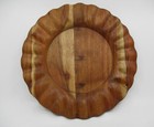 Coton Colors Fundamental Wood Ruffle Platter   Service Plate -  13   28b