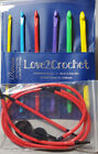 Denise Love2crochet F5 - J10 Bright Interchangeable Crochet Hook Set Tunisian