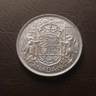 1943 Canada Au 50 Cents George Vi Silver Half Dollar Coin Fifty Cent