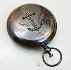 Handmade Vintage Push Button Compass Antique Brass Compass Pocket Style Gift