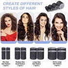 Selizo Hair Roller 28 Pcs Set  Includes 16pcs Self-grip Hair Rollers In 4 Sizes