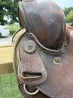 14    Qh Bar Big Horn  104 Leather   Cordura Western Barrel trail Saddle