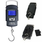Portable Fish Scale Travel Lcd Digital Hanging Luggage Electronic 110lb   50kg