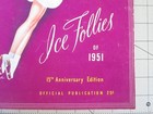 Vtg 1952 Ice Follies Skating Program Book  Pin-up Pinup Girl Cover Art