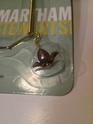 Martha Stewart Adjustable Plate Hanger Brass Finish Gold Metal 7-12 In