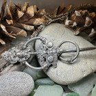 New Pewter Viking Wolf Celtic Brooch Scottish Irish Plaid Tartan Pin