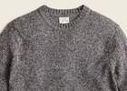 J crew  tall  Sweater Wool Merino Grey Heather Navy Classic Basic Lightweight Nr