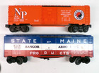  2  O Gauge Lionel williams Boxcars - Np And Ba  lot 1304 