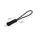 4pc Zipper Pull Puller End Fit Rope Tag Replacement Clip Broken Buckle Fixer Zip