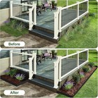 No Dig Landscape Edging Kit 33ft  Flexible Pe Lawn Border 2  Tall With Spikes