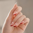 Kiss Impress Press On Christmas Nails 04 Medium  No Glue 90 Count