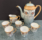 Antique 1920 s 7-piece  Lusterware Porcelain Child s Tea Set From Japan
