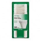 Assured Cotton Swabs 2 Pack  600 Count Total     100  Pure Cotton Tips  Soft Hygie