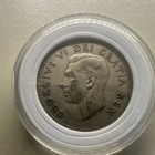 Canada 50 Cents 1949 Silver Coin King George Vi Circulated Uncertified