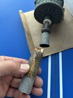 Antique Tibetan Buddhist Handheld Prayer Wheel W Mantra Scroll Metal   Wood