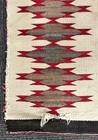 Antique Navajo Rug 55 x 31   Firm Hand Spun Wool  Excellent Condition