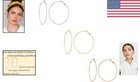 30mm Hypoallergenic Gold Hoop Earrings For Women - Perfect For Sensitive Ears