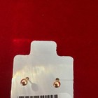 Enamel Butterfly Shaped 14k Gold  Baby Earrings With Secure Screw Ball Backs