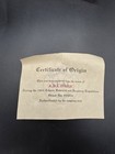 Titanic Coal   Certificate Of Authenticity Coa - Recovered 1994 Expedition Box